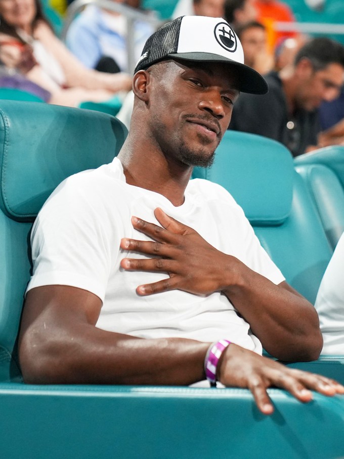 Jimmy Butler At The Miami Tennis Open