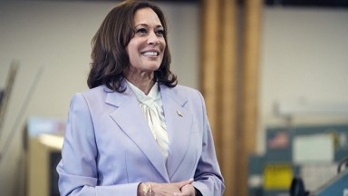 kamala harris gold dress