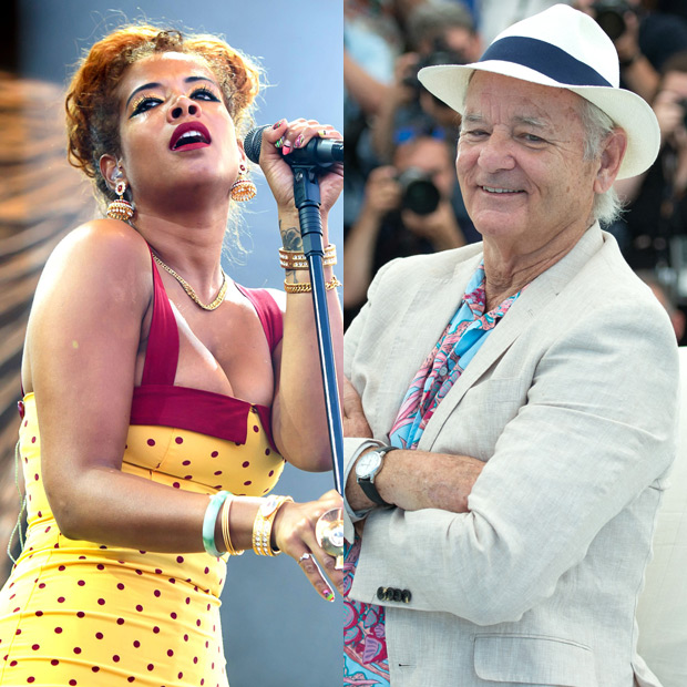 Singer Kelis and actor Bill Murray