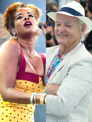 Singer Kelis and actor Bill Murray
