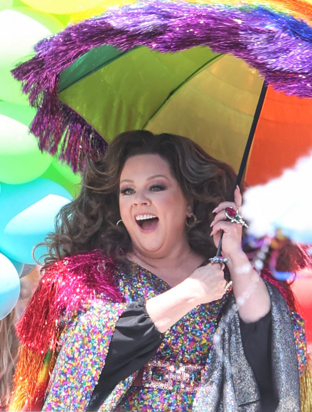 Melissa McCarthy is seen attending the WeHo Pride. 04 Jun 2023 Pictured: Melissa McCarthy. Photo credit: APEX / MEGA TheMegaAgency.com +1 888 505 6342 (Mega Agency TagID: MEGA990976_001.jpg) [Photo via Mega Agency]