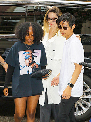 Angelina Jolie, Pax and Zahara Jolie-Pitt