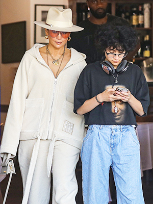 jennifer lopez and Emme lunch date in LA