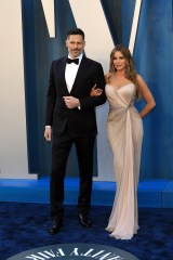 Joe Manganiello (L) and Sofia Vergara pose at the 2022 Vanity Fair Oscar Party following the 94th annual Academy Awards ceremony, at the Wallis Annenberg Center for the Performing Arts in Beverly Hills, California, USA, 27 March 2022. The Oscars are presented for outstanding individual or collective efforts in filmmaking in 24 categories.
Vanity Fair's Oscar Party - 94th Academy Awards, Beverly Hills, USA - 27 Mar 2022