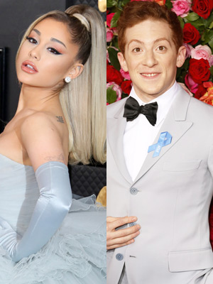 Ariana Grande and Ethan Slater