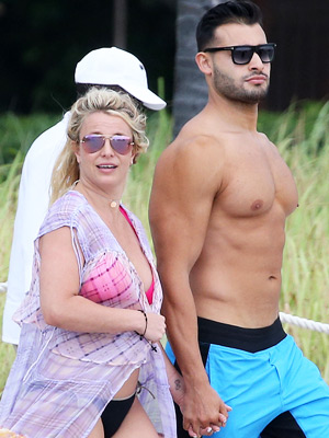 Britney Spears and Sam Asghari