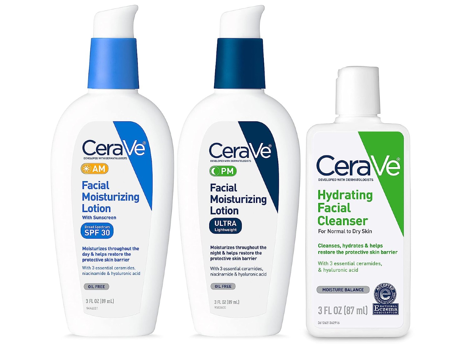 CeraVe Moisturizer and Cleanser Bundle