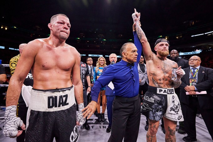 Jake Paul vs Nate Diaz