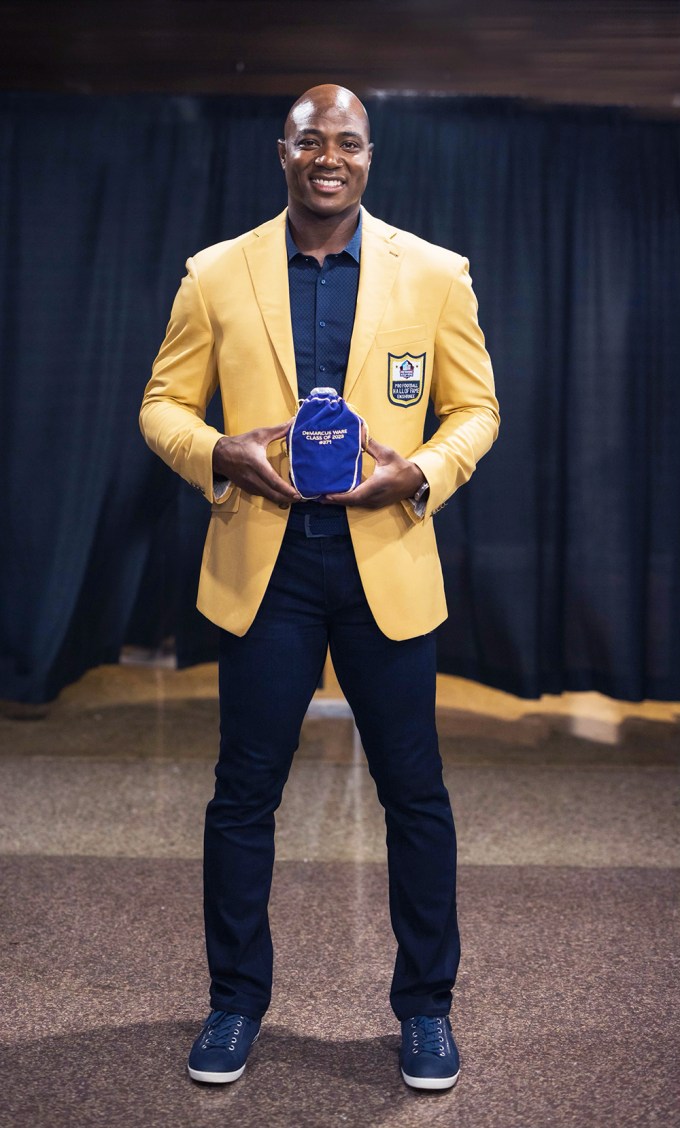 NFL Legend DeMarcus Ware and Pro Football Hall of Fame Inductees
