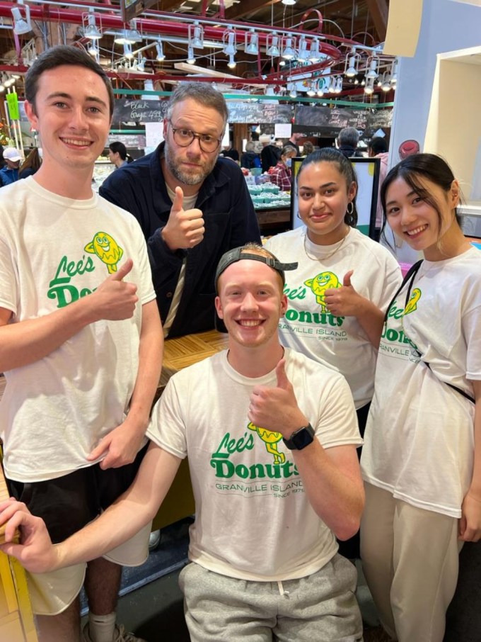 Seth Rogen visits Lee’s Donuts