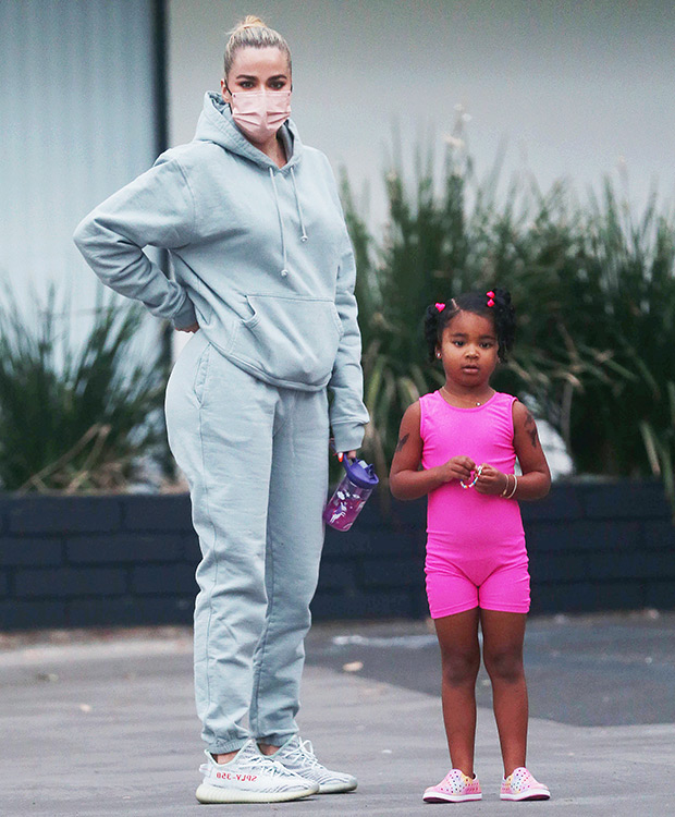 Khloe Kardashian and True Thompson 