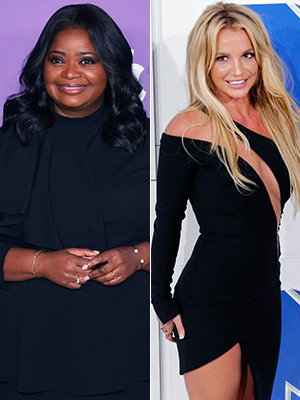 Britney Spears and Octavia Spencer