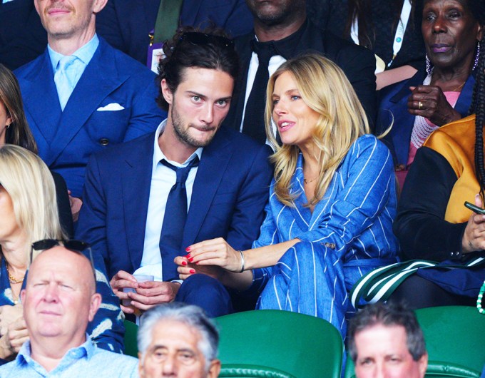 Oli Green and Sienna Miller Love Tennis