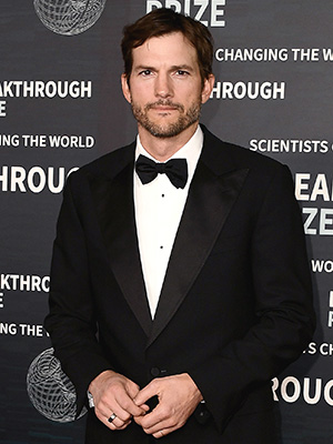 Ashton Kutcher appearing at the 9th Breakthrough Prize Ceremony, Academy Museum of Motion Pictures in Los Angeles
