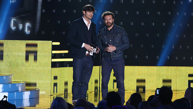 Ashton Kutcher & Danny Masterson at an award ceremony