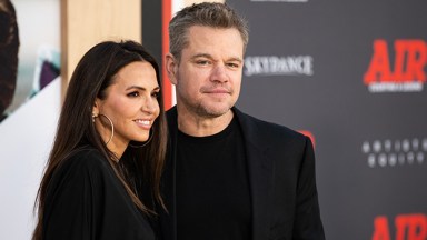 Matt Damon and Luciana Barroso