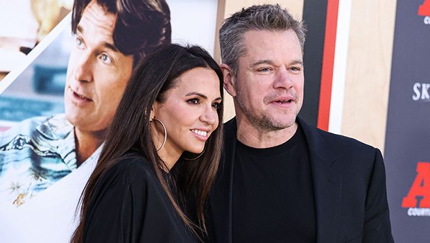 Matt Damon and Luciana Barroso