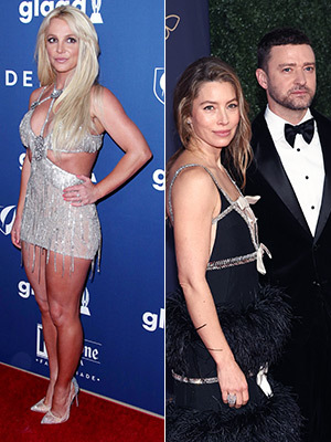 Britney Spears, Justin Timberlake, Jessica Biel