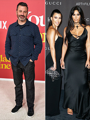 Jimmy Kimmel Kourtney Kim Kardashian