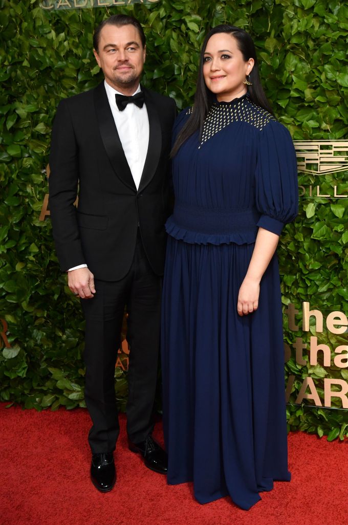 Leonardo DiCaprio and Lily Gladstone