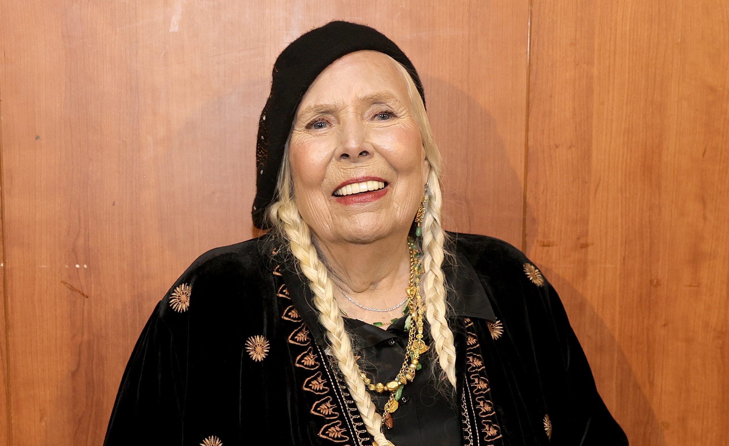 Joni Mitchell attends the 66th GRAMMY Awards