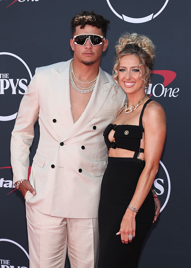 Patrick Mahomes and Brittany Mahomes