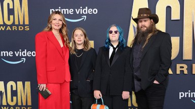 Chris Stapleton and his family