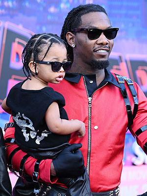 Offset Holds His Son Wave While Rapping in New Music Video