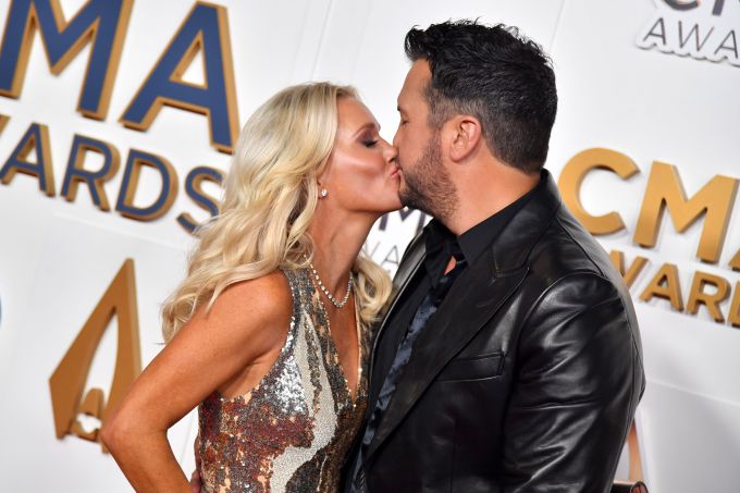 Caroline Boyer and Luke Bryan