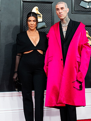 Kourtney Kardashian and Travis Barker