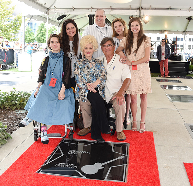 Brenda Lee, husband Ronnie Shacklett and their family