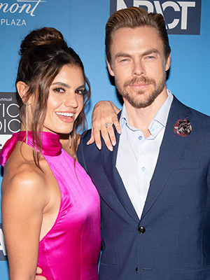 Hayley Erbert and husband Derek Hough