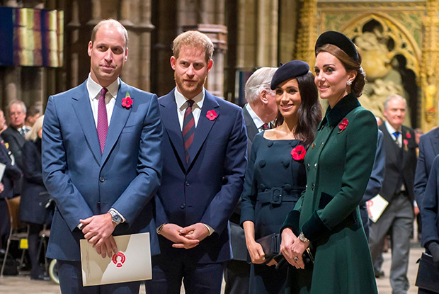 Prince William, Kate Middleton, Meghan Markle, Prince Harry