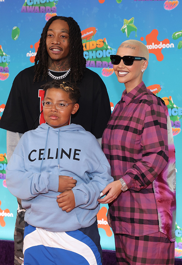 Amber Rose, Wiz Khalifa, Sebastian Taylor 