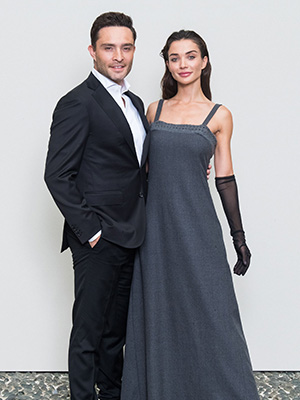 Ed Westwick and Amy Jackson