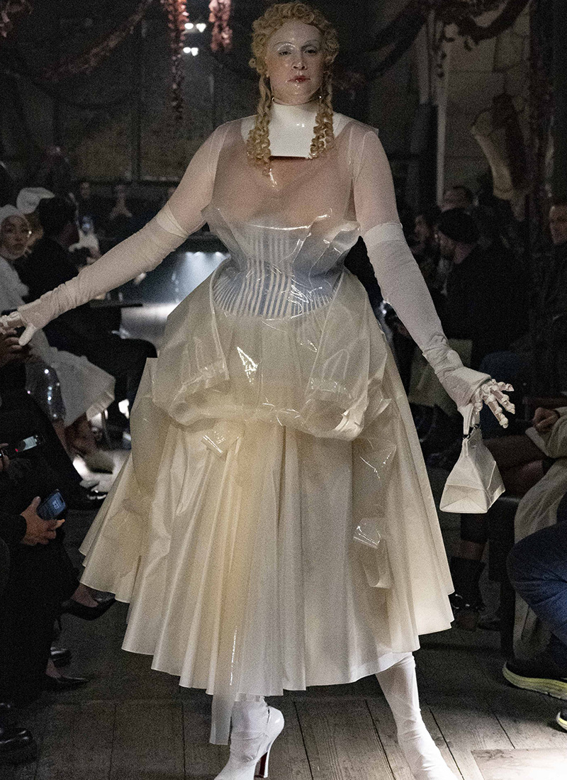 Gwendoline Christie at 2024 Paris Fashion Week 