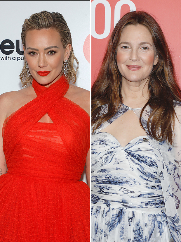 hilary duff, drew barrymore
