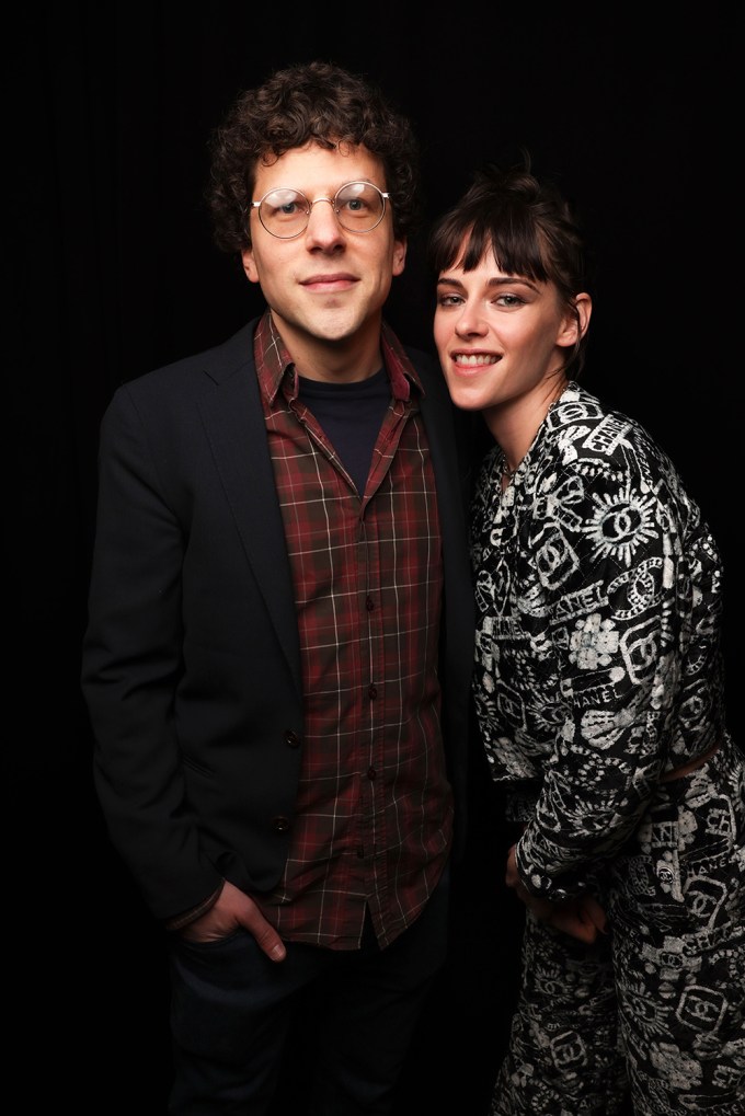 Jesse Eisenberg and Kristen Stewart