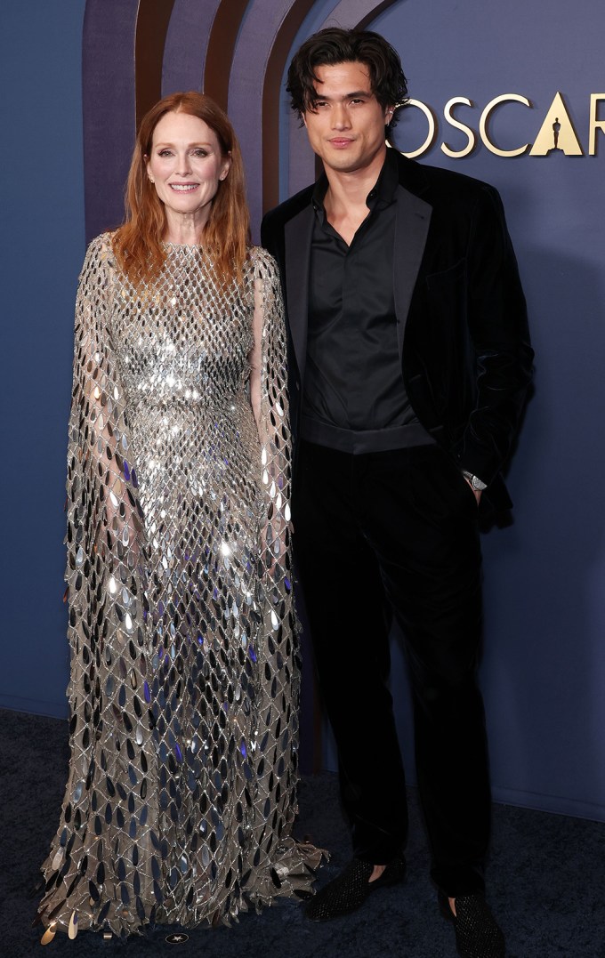 Julianne Moore and Charles Melton