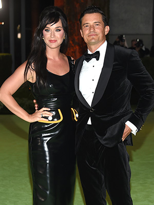 Katy Perry and Orlando Bloom attending the Academy Museum of Motion Pictures Opening Gala