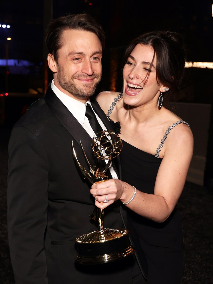 Kieran Culkin and Jazz Charton