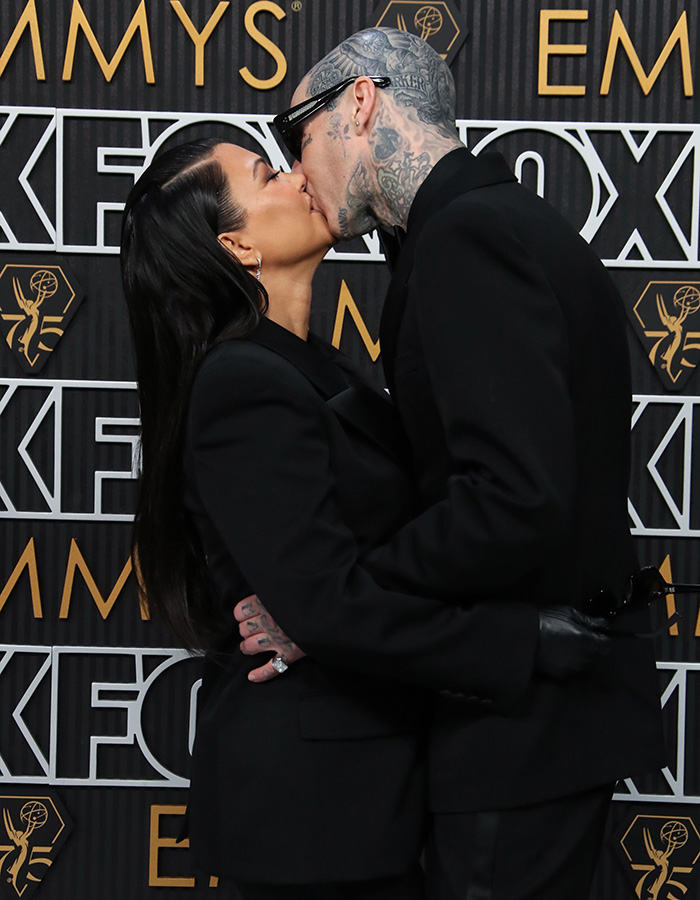 Kourtney Kardashian and Travis Barker 