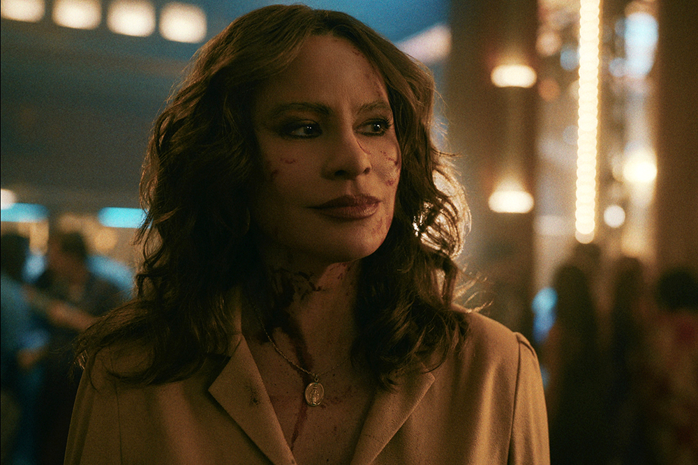 Griselda. Sofia Vergara as Griselda in episode 101 of Griselda. Cr. Courtesy of Netflix © 2023