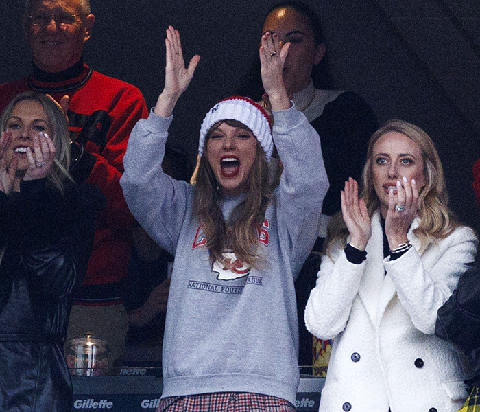 Taylor Swift at a Chiefs game