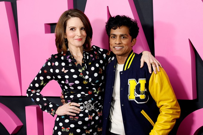 Tina Fey and Rajiv Surendra