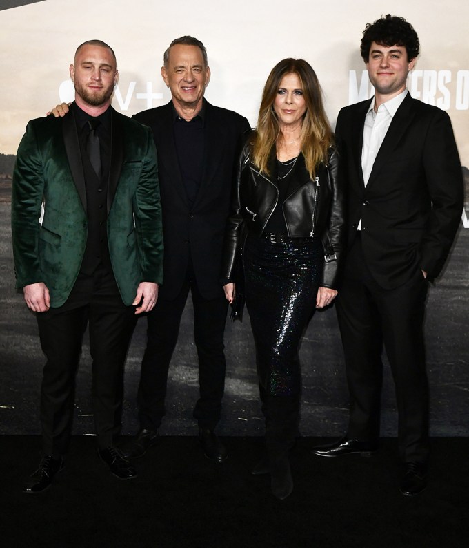 Tom Hanks, Rita Wilson & Their Sons