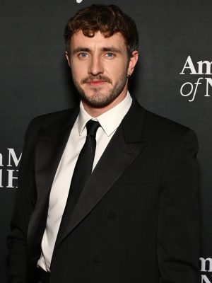 NEW YORK, NEW YORK - DECEMBER 05: Paul Mescal attends The American Museum of Natural History's 2024 Museum Gala at American Museum of Natural History on December 05, 2024 in New York City.  (Photo by Slaven Vlasic/Getty Images for the American Museum of Natural History)