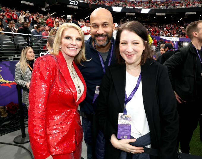 Tammy Reid, Keegan-Michael Key and Elise Key