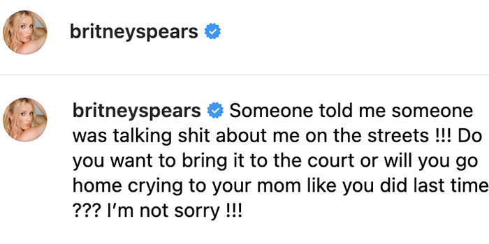 Britney Spears Instagram