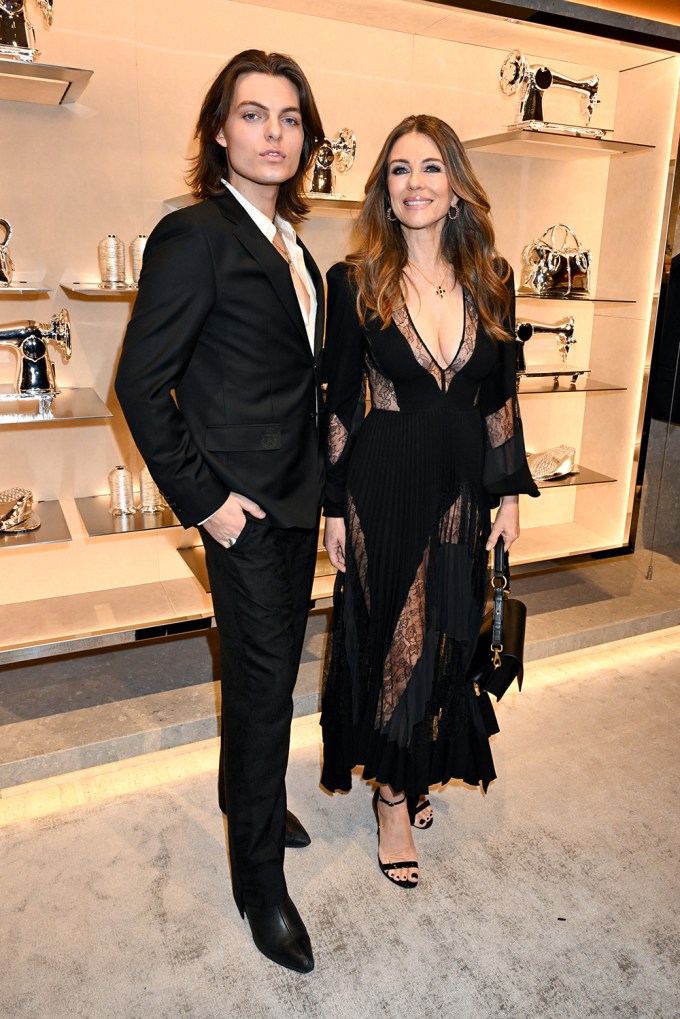 Elizabeth Hurley and Damian Hurley